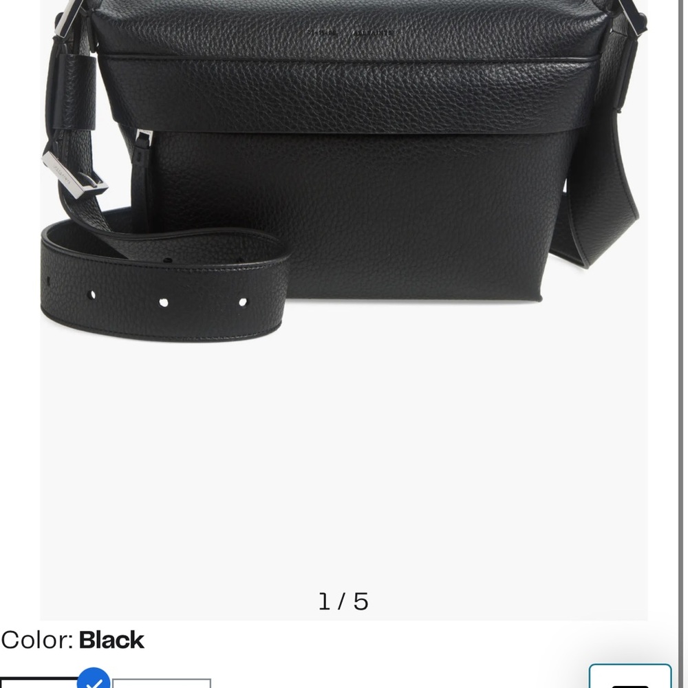 All saints Colette Leather Crossbody Bag